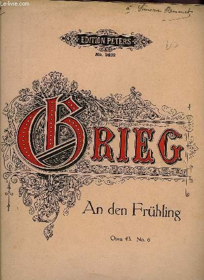 AN DEN FRUHLING