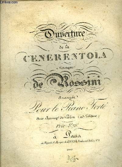 OUVERTURE DE LA CENERENTOLA