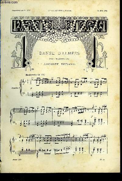 SUPPLEMENT MUSICAL AU N°2934 DE L'ILLUSTRATION