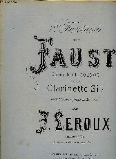 1ere FANTAISIE SUR FAUST