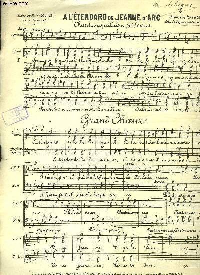 A L'ETENDARD DE JEANNE D'ARC chant populaire (5ème édition) paroles …