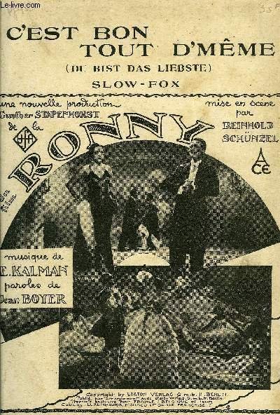 C'EST BON TOUT D'MÊME(du bist das liebste) du film Ronny …