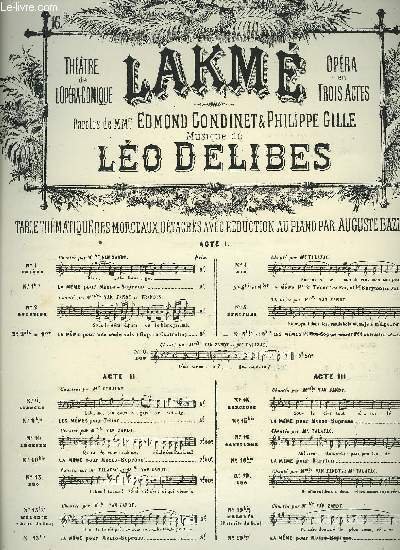 N°16bis CANTILENE pour baryton CHANT ET PIANO