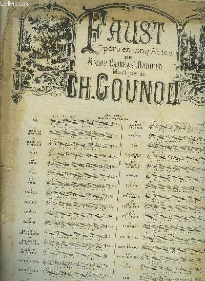 N°12 CHOEUR DES SOLDATS A QUATRE VOIX extrait de "Faust"
