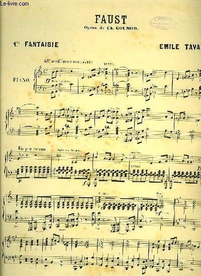 1ère Fantaisie opéra de "Faust"