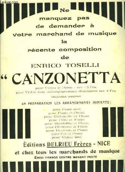 SERENATA pour violon | Immagine principale