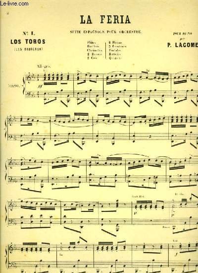 LA FERIA suite espagnole pour orchestre N°1 LOS TOROS (les … | Immagine principale
