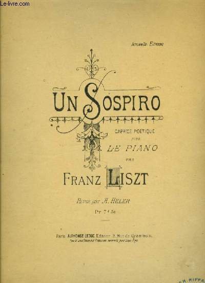 UN SOSPIRO caprice poétique pour piano | Immagine principale
