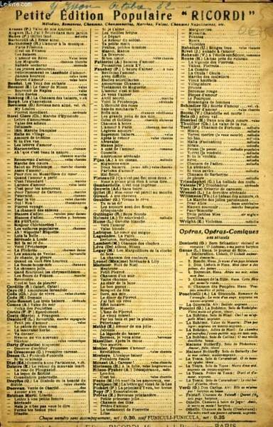 PETITE EDITION POPULIARE " RICODI" LA TOSCA | Immagine principale