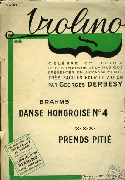 DANSE HONGROISE N°4 ET PRENDS PITIE. | Immagine principale