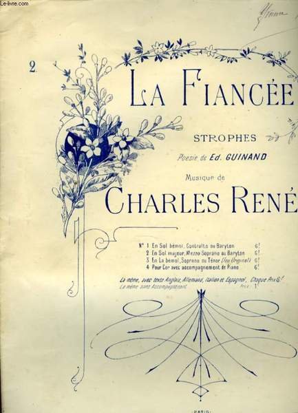 LA FIANCEE STROPHES N°2 | Immagine principale