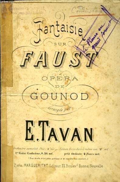FANTAISIE SUR FAUST