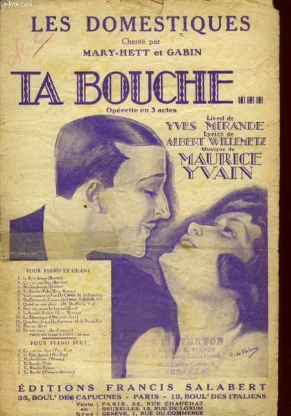 TA BOUCHE | Immagine principale