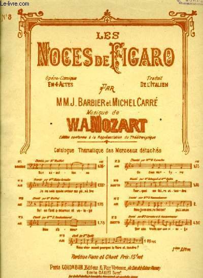 LES NOCES DE FIGARO N° 8 - DUETTO | Immagine principale