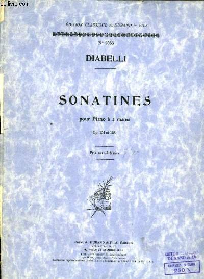 SONATINES OP. 151 ET 168 | Immagine principale