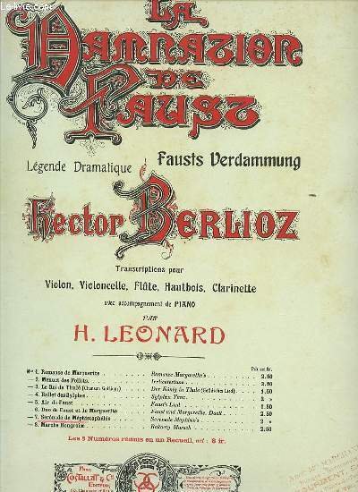 LA DAMNATION DE FAUST. N°7 SERENADE DE MEPHISTOPHELES.