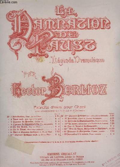 LA DAMNATION DE FAUST - N°9 : CHANSON DE LA PUCE.