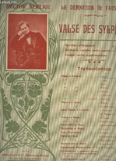 LA DAMNATION DE FAUST - VALSE DES SYLPHES - PIANO A DEUX MAINS.