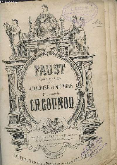 FAUST - OPERA EN 5 ACTES - PIANO.