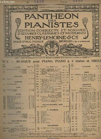 PANTHEON DES PIANISTES - N°1409 : CANTABILE EN FA.