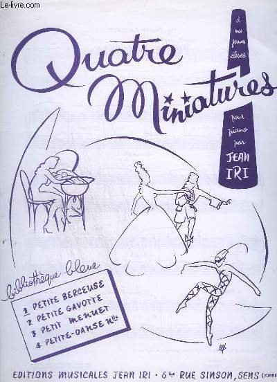 QUATRE MINIATURES - N° 1 : PETITE BERCEUSE - BILIOTHEQUE …
