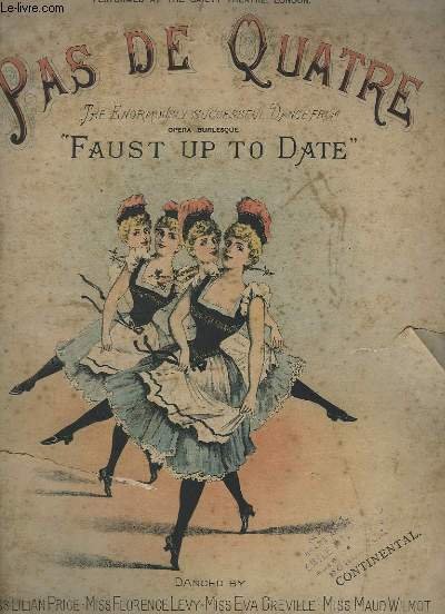 PAS DE QUATRE - FAUST UP TO DATE - PIANO.