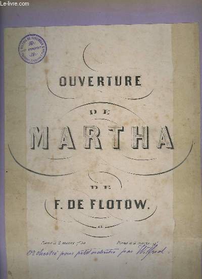 OUVERTURE DE MARTHA - PIANO.