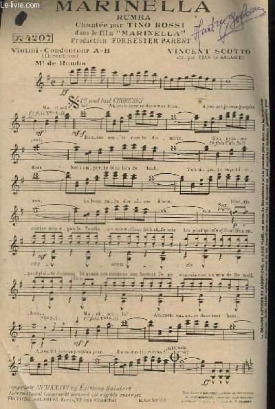 MARINELLA - VIOLINI CONDUCTEUR A - B. | Immagine principale