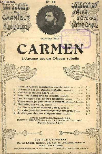 CARMEN - N°3 / L'AMOUR EST UN OISEAU REBELLE - … | Immagine principale