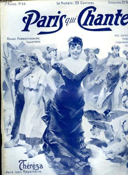 PARIS QUI CHANTE 1ère année N° 44 les Canards tyroliens … | Immagine principale