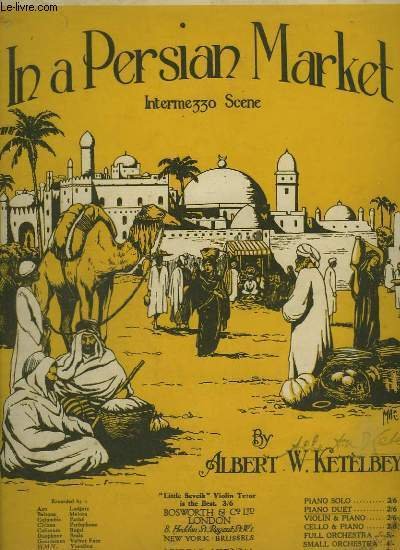 IN A PERSIAN MARKET - INTERMEZZO SCENE POUR PIANO DUET. | Immagine principale