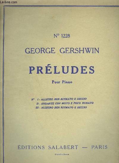 PRELUDES POUR PIANO - ALLEGRO BEN RITMATO E DECISO + …