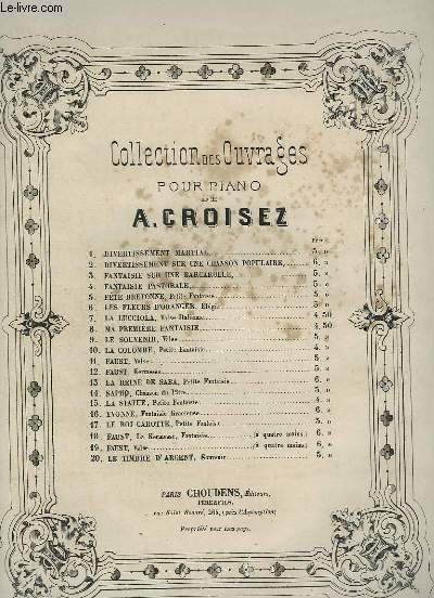 FAUST - VALE POUR PIANO - EDITION TRES FACILE.