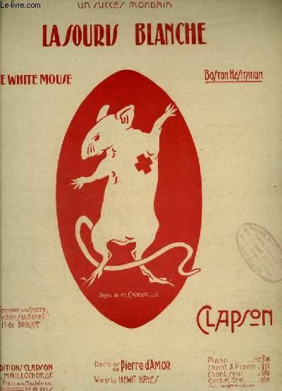 LA SOURIS BLANCHE / THE WHITE MOUSE - POUR PIANO.