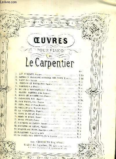 FAUST - PETITE FANTAISIE - OPERA DE CHARLES GOUNOD - OP 221