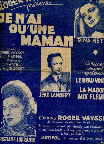 JE N'AI QU'UNE MAMAN! - LA MADONE AUX FLEURS - …
