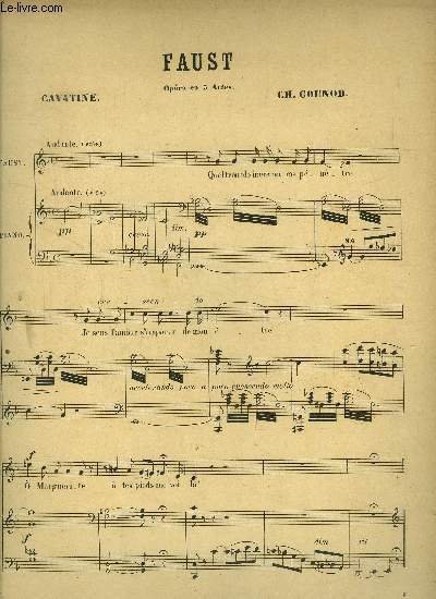 Faust, opéra en 5 actes pour piano et chant/ Les contes d'Hoffmann, Faust, opéra en 5 actes pour piano et chant / Les contes d'Hoffmann, pour piano et chant