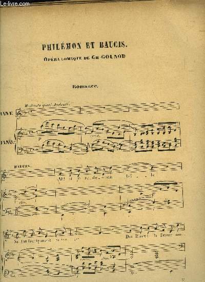 Philémon et Baucis, opéra comique pour piano et chant/ Le grand mogol pour piano et chant/ Faust pour piano et chant/ Comme a vingt ans