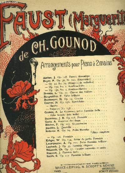 Faust (Marguerite, pour piano