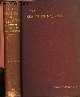 THE HEALTH OF THE NATIONS, Vol 1.