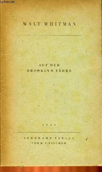 AUF DER BROOKLYN F�HRE | Immagine principale