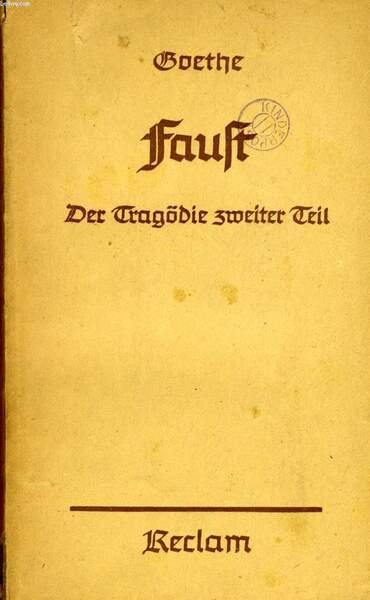 FAUST, DER TRAG�DIE ZWEITER TEIL