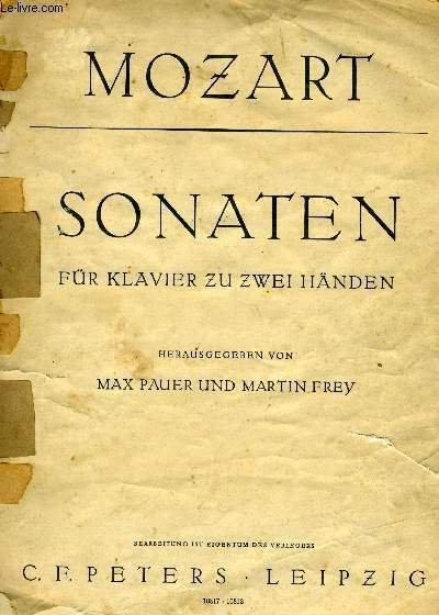 MOZART - SONATEN D�R KLAVIER ZU ZWEI H�NDEN, BAND II | Immagine principale