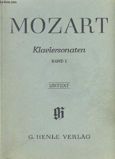 W.A.MOZART, KLAVIERSONATEN, BAND 1 | Immagine principale