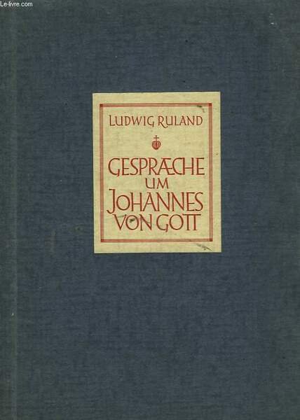 GESPR�CHE UM JOHANNES VON GOTT | Immagine principale
