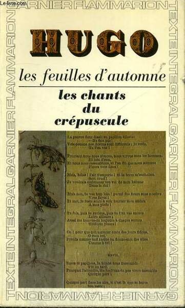 LES FEUILLES D'AUTOMNE, LES CHANTS DU CREPUSCULE | Immagine principale
