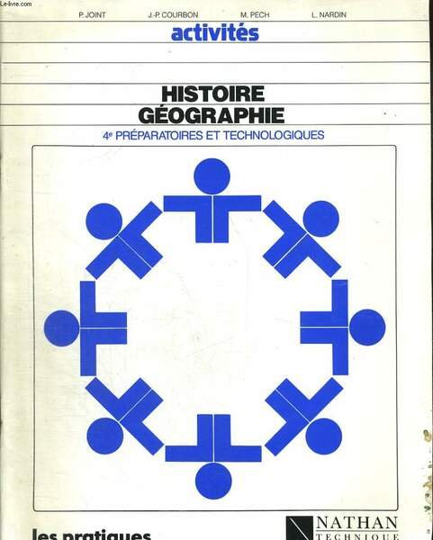 ACTIVITES HISTOIRE GEOGRAPHIE 4e PREPARATOIRES ET TECHNOILOGIQUES. LES PRATIQUES. | Immagine principale