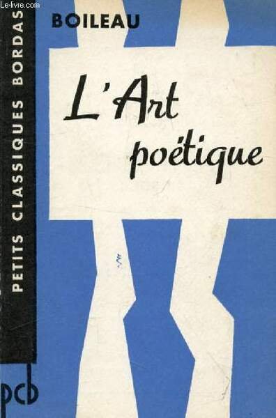 L'ART POETIQUE