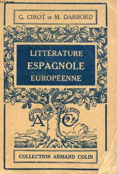 LITTERATURE ESPAGNOLE EUROPEENNE | Immagine principale