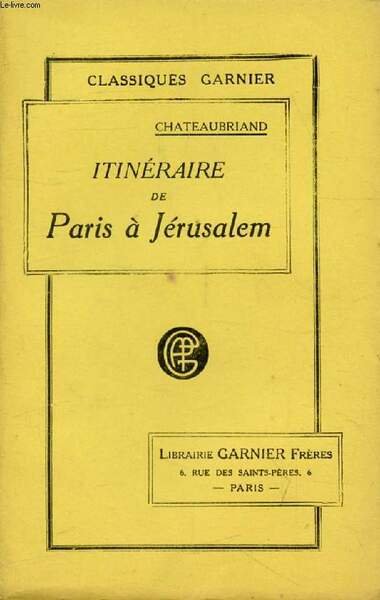 ITINERAIRE DE PARIS A JERUSALEM | Immagine principale